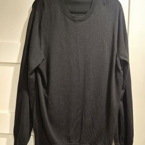 Brooks Brothers Black Italian Yarn Sweater